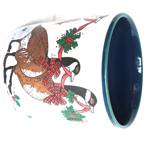 POTPOURRI PRESS 1987 Christmas Geese Marvelous Mug in Original Gift Box - Picture 4 of 9